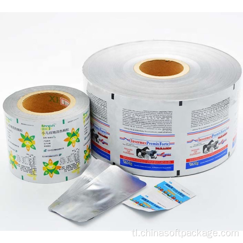 3 Ply aluminyo foil film sachet packaging roll film